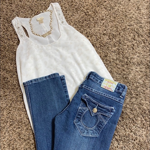 Stinking Adorable True Religion Jeans. EUC SZ 28💕 - Picture 2 of 5
